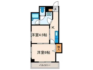 王子北ウイング【5階】の間取り