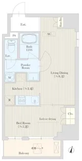 HIROO VILLAGE【5階】の間取り