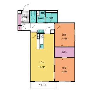 レンブランサ【3階】の間取り