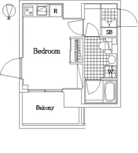 ザ・レジデンス・オブ・トーキョーJY10【2階】の間取り
