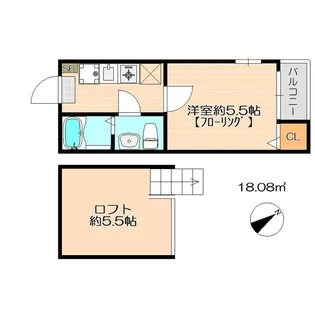 ベアーレ井尻【2階】の間取り