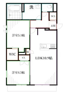 Graceful Residence【1階】の間取り