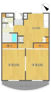 ダイワマンション【2階】の間取り