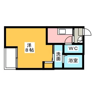 ヴィラ前之輪【1階】の間取り