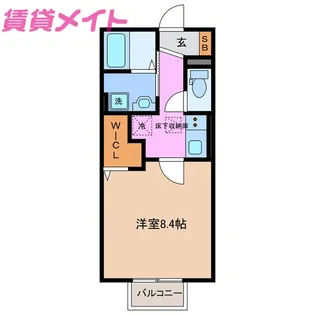 パプリカII【1階】の間取り