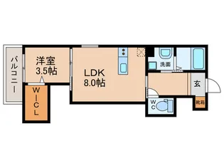 グレースメゾン泉佐野II【3階】の間取り