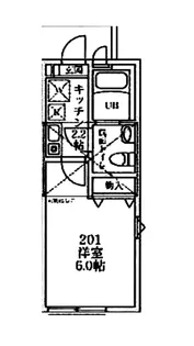 カーサ・リラッソ【2階】の間取り