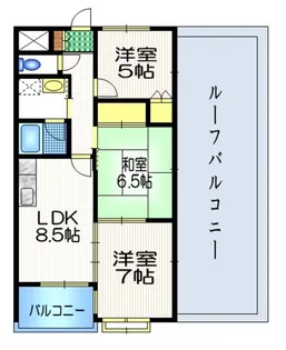 ハイタウン武蔵野【4階】の間取り
