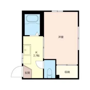 ハイツハジメII【1階】の間取り