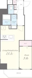 La Gracia四谷【9階】の間取り