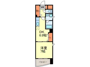 Hiro 1.BLD【7階】の間取り