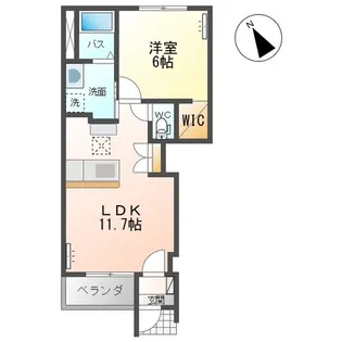 ディアコート・T【1階】の間取り