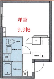 M-1 Tokyo 西糀谷3【1階】の間取り