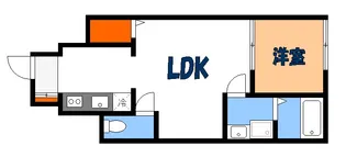 Pablo戸坂 A棟【1階】の間取り