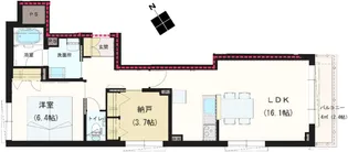 Euphoria中落合(ユーフォリア中落合)【2階】の間取り