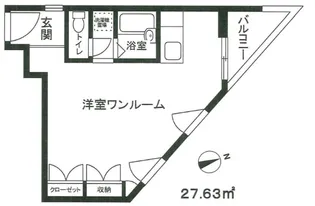 マグハウス【3階】の間取り