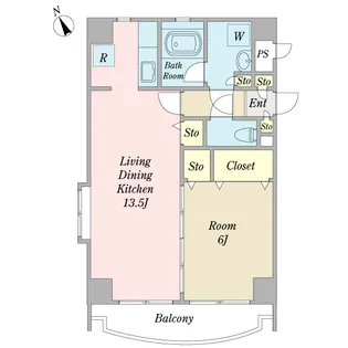 サンパティーク【2階】の間取り