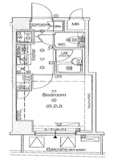 スパシエジーベック池袋ウエスト【5階】の間取り