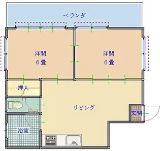 トーマスマンション読谷【5階】の間取り