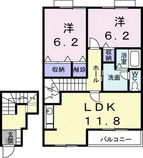 グランメール・U【2階】の間取り