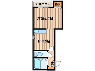 ツインビルいとう2号館【3階】の間取り
