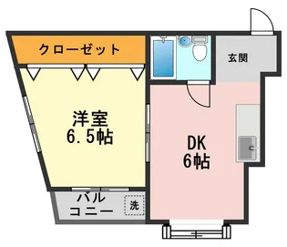 バーバーアダチ【2階】の間取り