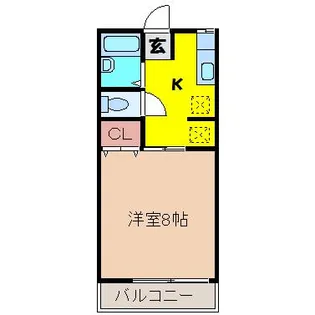 メゾン・ド・ボヌール【2階】の間取り