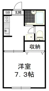 エスポワール・D【1階】の間取り