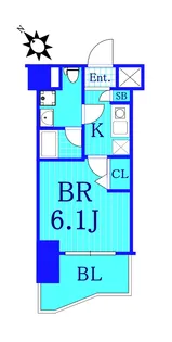 シーフォルムカンナイII【2階】の間取り
