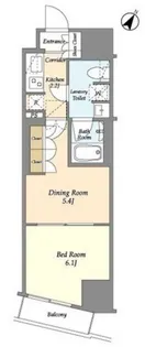 リテラス渋谷笹塚【7階】の間取り