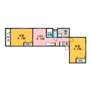 エトランゼ12【3階】の間取り