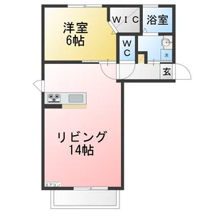 AC岡崎 III【1階】の間取り