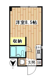 第二大澤ビル【2階】の間取り