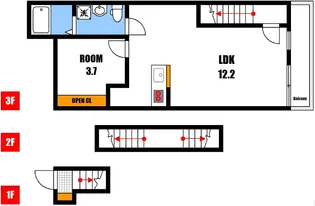 Pablo長束【3階】の間取り