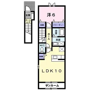 ジニアス 3【2階】の間取り