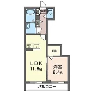 レフィシア【3階】の間取り