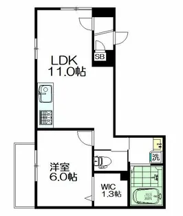 フェリーチェ井荻【1階】の間取り