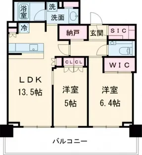 ベイシティタワーズ神戸WEST【25階】の間取り