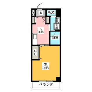 Grand Stage 今池【4階】の間取り