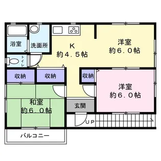 プラザント II 101号室【1階】の間取り