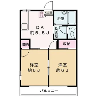 ソレイユ外箕輪 I【1階】の間取り