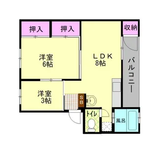 サンガーデン小ヶ倉【3階】の間取り