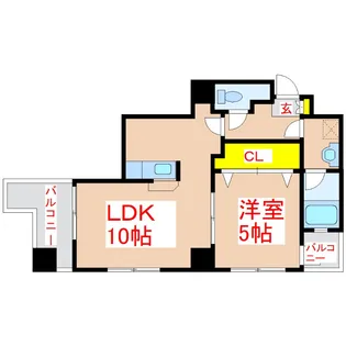 さくらヒルズ西千石【6階】の間取り