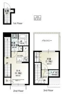 ソルナクレイシア二子玉川【1階】の間取り
