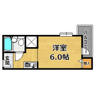 MIYABIハイツ【3階】の間取り