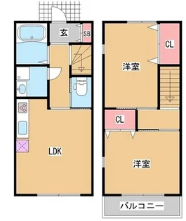 キャッスルメゾン舞子ヒルズ【1階】の間取り