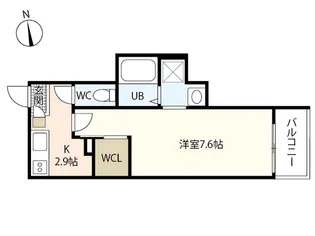REGALEST-S 宇品御幸【1階】の間取り
