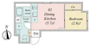 Grande Kameido【3階】の間取り