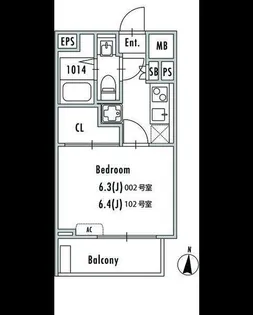GRANPASEO 阿佐ヶ谷II【1階】の間取り