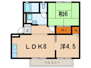 ルミエール21【1階】の間取り
